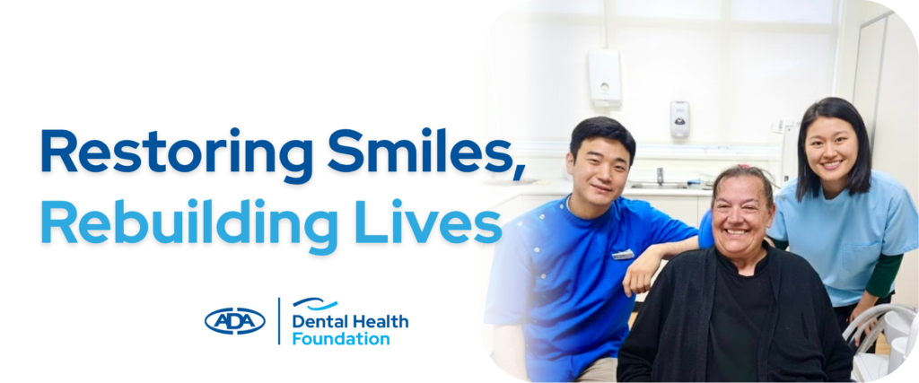 For volunteer dentist Dr Kim, giving back was always part of the plan. Together, with partner Ian, a Dental Prosthetist, they are helping vulnerable Victorians regain their confidence, health and hope through the ADA Dental Health Foundation.